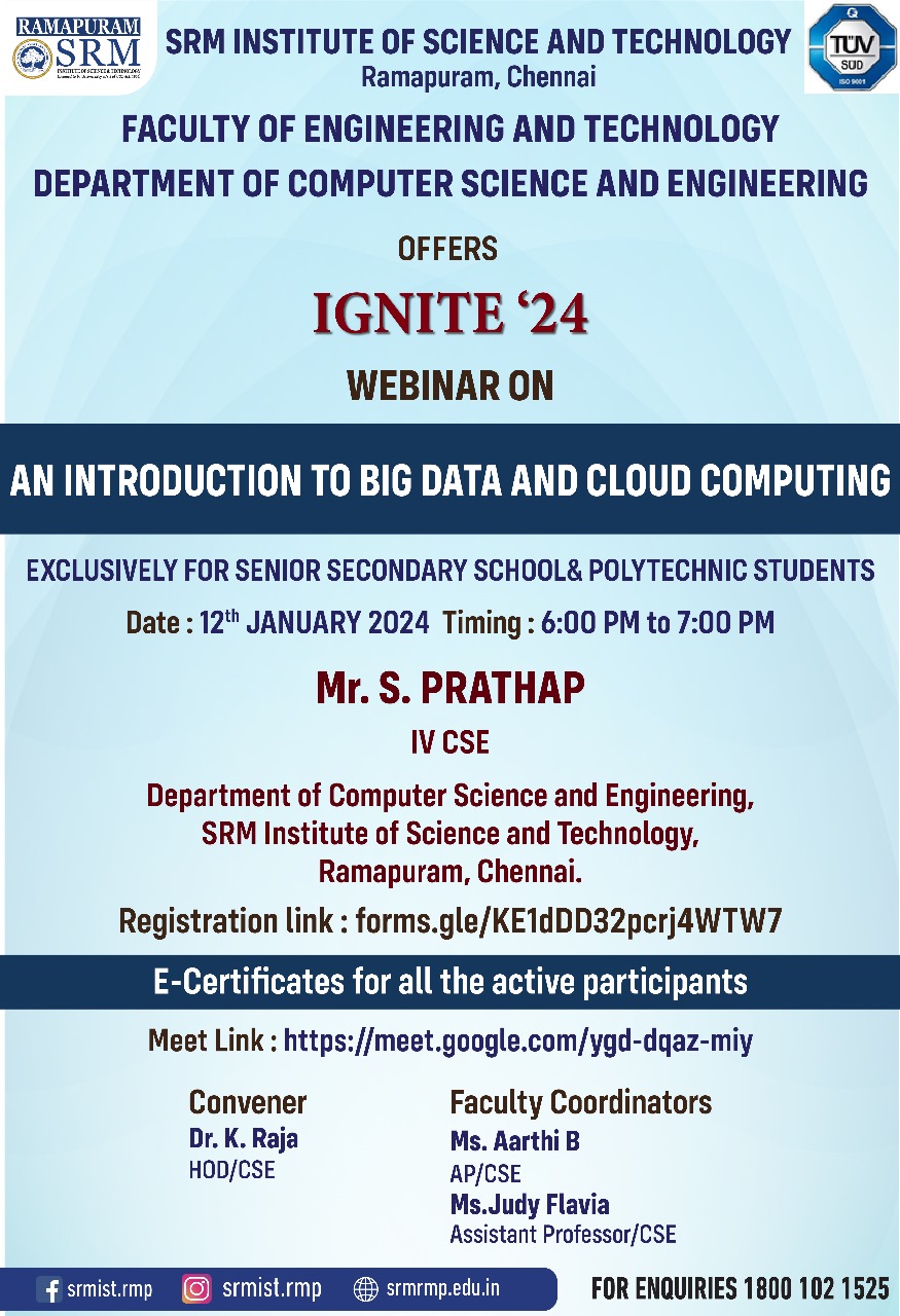 An Introduction to Big Data and Cloud Computing